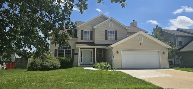 3901 Tallgrass Dr, Champaign, IL 61822 - traditional-style home featuring driveway and an attached garage