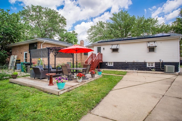 8322 Laporte Ave, Burbank, IL 60459 - view of yard with a deck
