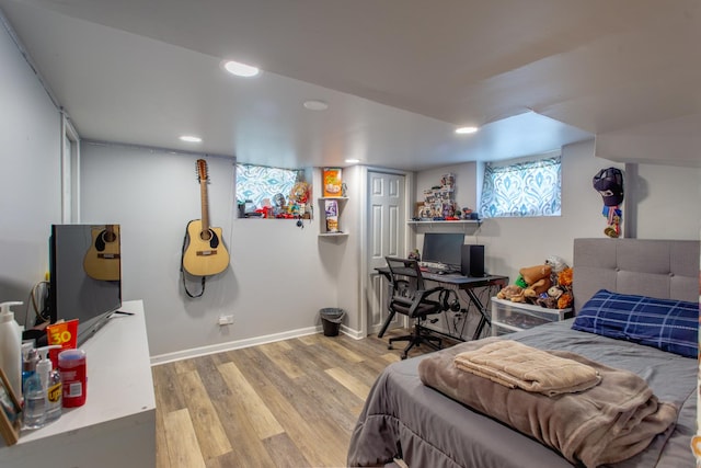 8322 Laporte Ave, Burbank, IL 60459 - bedroom with wood finished floors and recessed lighting