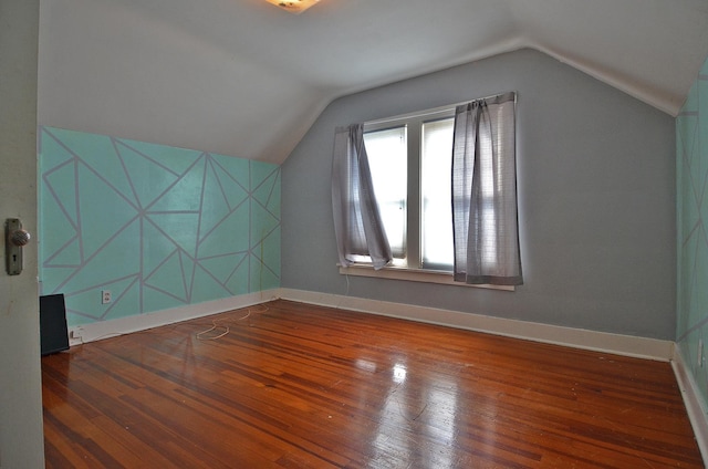 623 Marcy St, Ottawa, IL 61350 - bonus room with vaulted ceiling and wood-type flooring