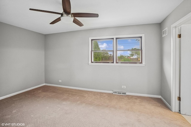 33 W Wise Rd, Schaumburg, IL 60193 - carpeted empty room featuring a ceiling fan and baseboards