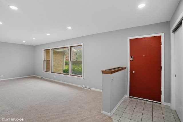 33 W Wise Rd, Schaumburg, IL 60193 - foyer featuring recessed lighting and light colored carpet