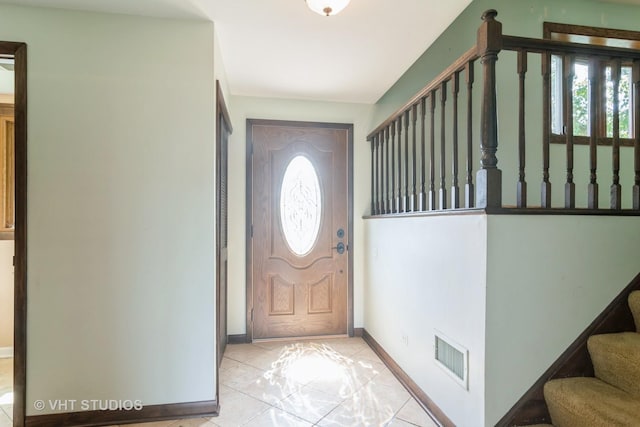 1406 Evans Ct, Elk Grove Village, IL 60007 - entrance foyer featuring stairs and baseboards