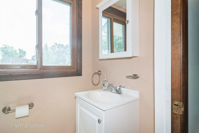 1406 Evans Ct, Elk Grove Village, IL 60007 - bathroom featuring vanity and plenty of natural light