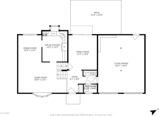1406 Evans Ct, Elk Grove Village, IL 60007 - view of property floor plan