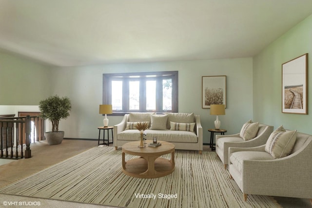 1406 Evans Ct, Elk Grove Village, IL 60007 - carpeted living area with baseboards