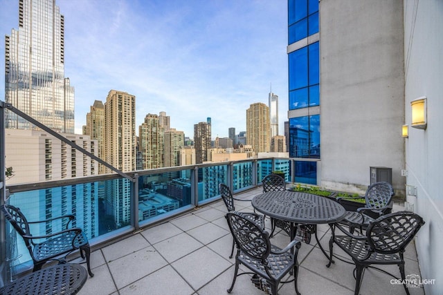 110 W Superior St Unit 1803, Chicago, IL 60654 - balcony with a skyline view