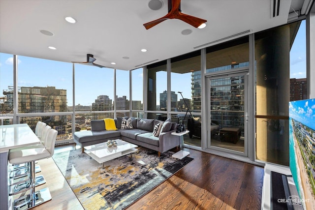 110 W Superior St Unit 1803, Chicago, IL 60654 - sunroom with a skyline view
