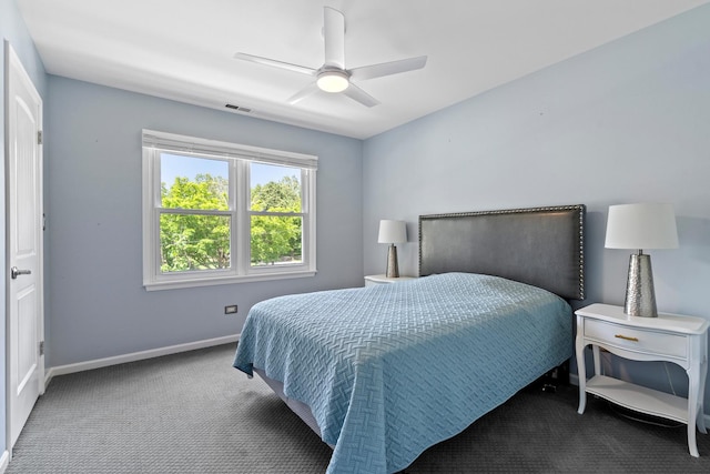 15 E Fairview St, Arlington Heights, IL 60005 - carpeted bedroom with baseboards and ceiling fan