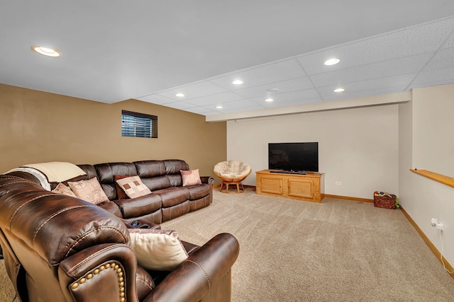 26645 W Ian Ct, Channahon, IL 60410 - living room with recessed lighting and carpet floors