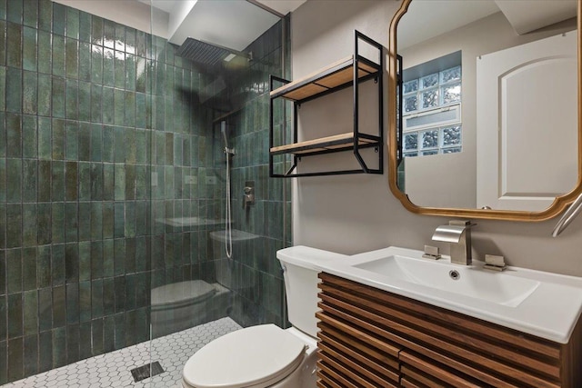 4351 S Forrestville Ave Unit G, Chicago, IL 60653 - bathroom with vanity and a walk in shower
