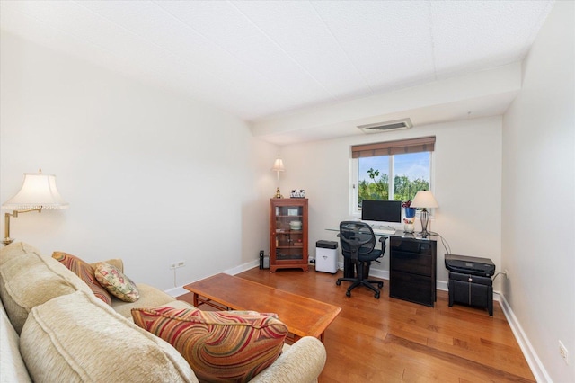 110 W Butterfield Rd Unit 314S, Elmhurst, IL 60126 - office area with wood finished floors and baseboards