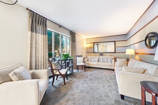 110 W Butterfield Rd Unit 314S, Elmhurst, IL 60126 - living room with carpet floors