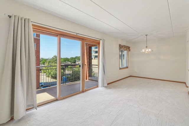 5005 Warren St Unit 403, Skokie, IL 60077 - carpeted empty room featuring baseboards