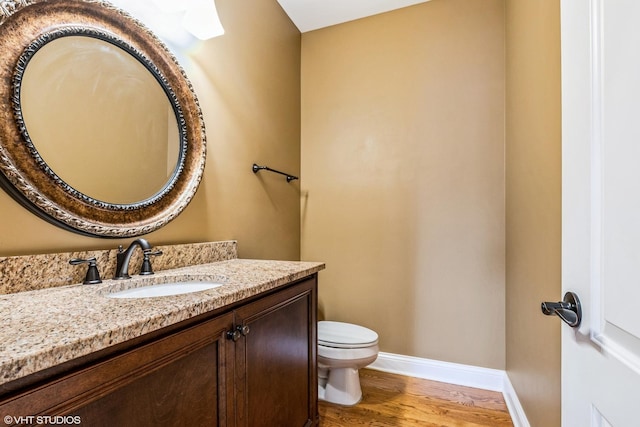 21409 Foxtail Dr, Mokena, IL 60448 - half bathroom featuring wood finished floors and vanity
