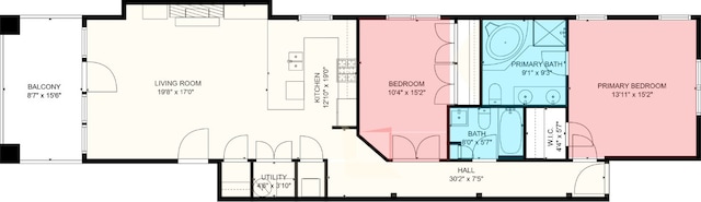 669 N Peoria St Unit 1N, Chicago, IL 60642 - view of room layout