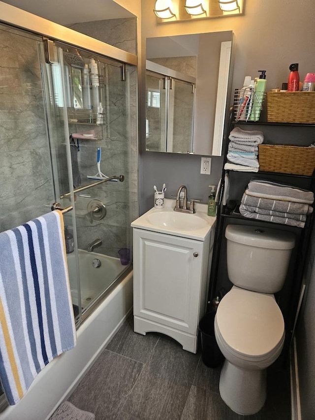 3401 S 56th Ct, Cicero, IL 60804 - full bathroom with shower / bath combination with glass door and vanity