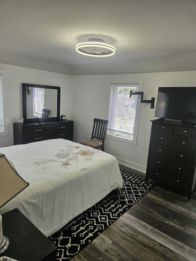 3401 S 56th Ct, Cicero, IL 60804 - bedroom with dark wood finished floors and baseboards