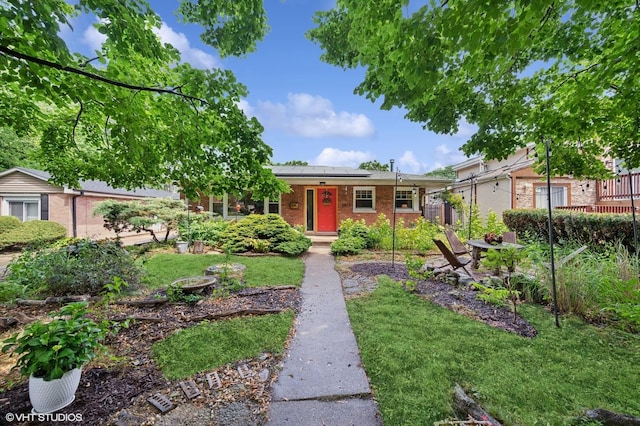 2417 Lyons St, Evanston, IL 60201 - ranch-style home featuring roof mounted solar panels and brick siding