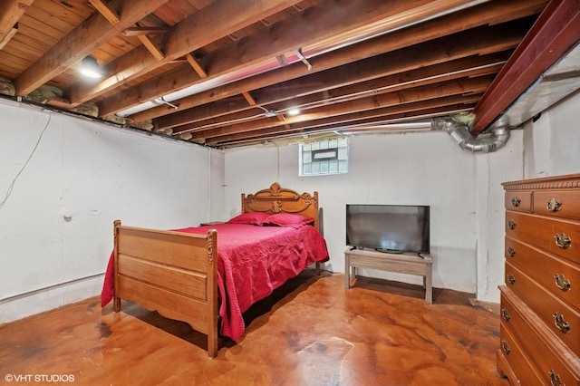 2417 Lyons St, Evanston, IL 60201 - bedroom featuring concrete flooring