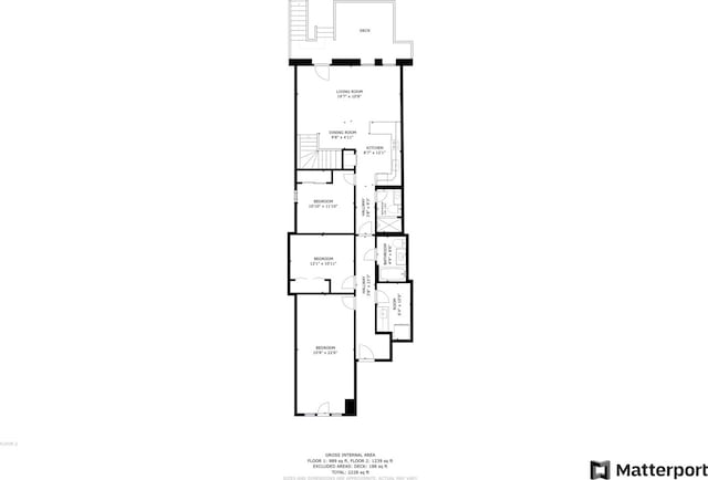 1349 W Huron St Unit 1, Chicago, IL 60642 - view of home floor plan