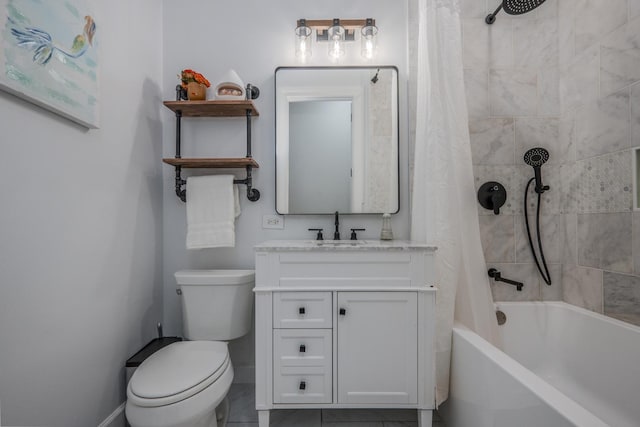 1349 W Huron St Unit 1, Chicago, IL 60642 - full bath featuring vanity and shower / bath combo with shower curtain
