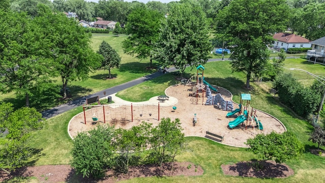 819 Stowell Ave, Streamwood, IL 60107 - drone / aerial view of a park