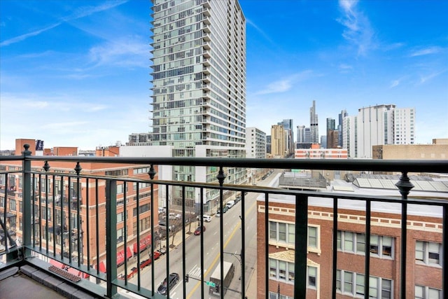 1801 S Michigan Ave Unit 701, Chicago, IL 60616 - balcony featuring a city view