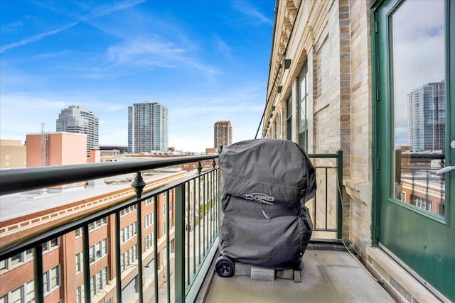 1801 S Michigan Ave Unit 701, Chicago, IL 60616 - balcony with a city view and grilling area