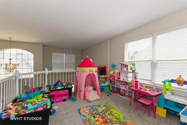 1811 Prairie Ridge Dr, Plainfield, IL 60586 - rec room with plenty of natural light and carpet floors
