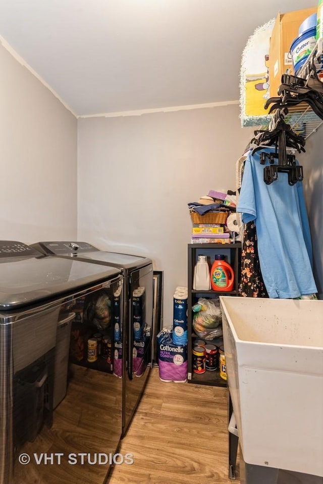 1811 Prairie Ridge Dr, Plainfield, IL 60586 - storage area featuring independent washer and dryer