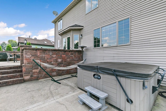 29990 Fehmarn Way, Genoa, IL 60135 - view of patio with a hot tub