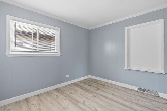 17317 Roy St, Lansing, IL 60438 - empty room featuring wood finished floors and crown molding