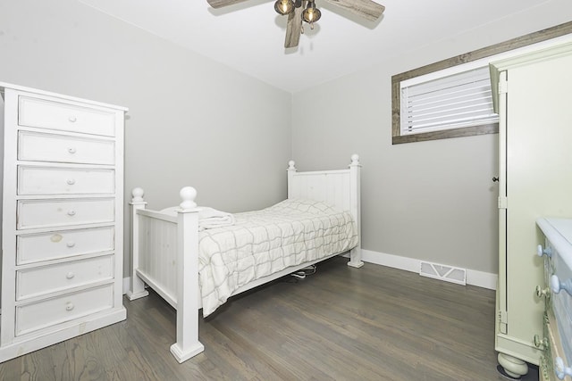 471 N W Ave, Elmhurst, IL 60126 - bedroom featuring dark wood-type flooring and ceiling fan