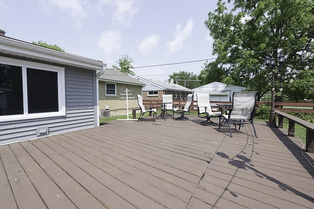 471 N W Ave, Elmhurst, IL 60126 - wooden terrace featuring outdoor dining space