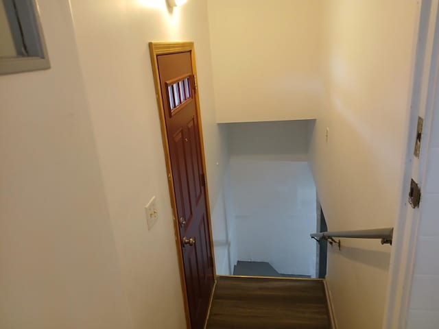 4324 S Wisconsin Ave, Berwyn, IL 60404 - staircase featuring wood finished floors