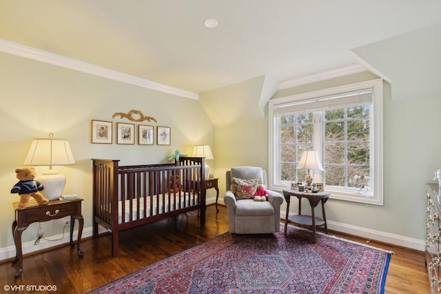 475 Red Fox Ln, Lake Forest, IL 60045 - bedroom featuring wood finished floors and crown molding