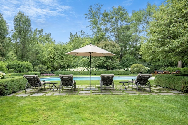 475 Red Fox Ln, Lake Forest, IL 60045 - view of green lawn with an outdoor pool