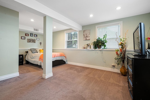 1024 Inverrary Ln Unit 1024, Deerfield, IL 60015 - carpeted bedroom featuring recessed lighting and baseboards