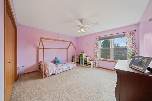 1654 Hilda Dr, Lake Holiday, IL 60548 - bedroom with carpet floors and a ceiling fan
