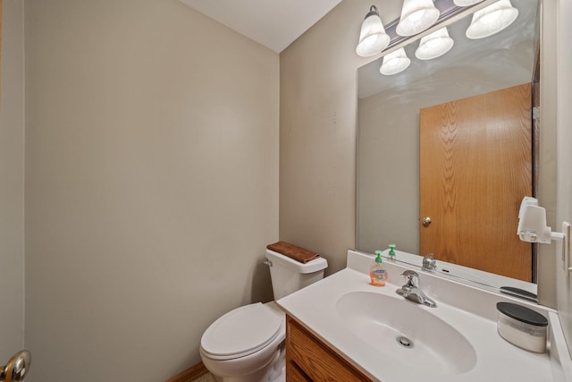 1654 Hilda Dr, Lake Holiday, IL 60548 - bathroom with toilet and vanity