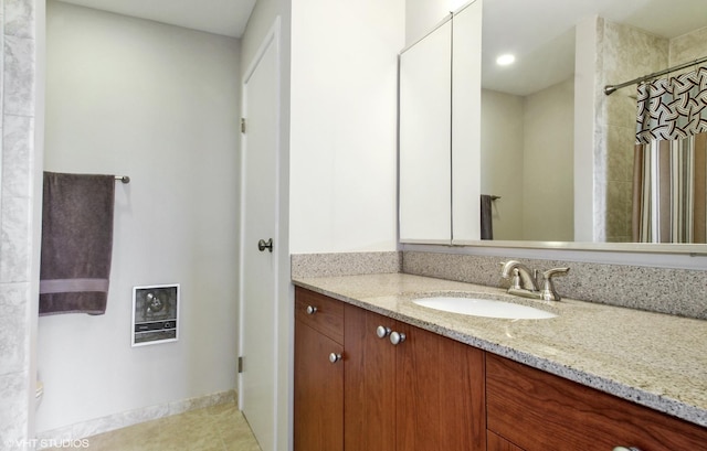 701 Forum Sq Unit 602, Glenview, IL 60025 - full bathroom with vanity and curtained shower