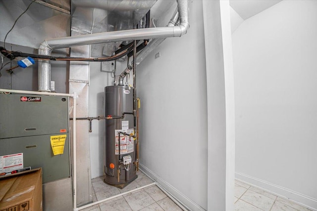 6825 W 64th Pl, Chicago, IL 60638 - utilities featuring gas water heater and heating unit