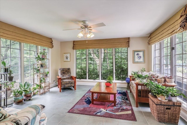 1490 S Ridge Rd, Lake Forest, IL 60045 - sunroom featuring tile patterned flooring