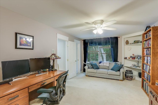 1490 S Ridge Rd, Lake Forest, IL 60045 - carpeted office space with ceiling fan