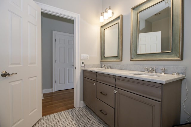 323 W Schiller St Unit 1W, Chicago, IL 60610 - bathroom featuring double vanity