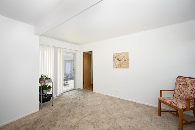 114 S Chestnut Dr, Streamwood, IL 60107 - sitting room with carpet flooring and baseboards