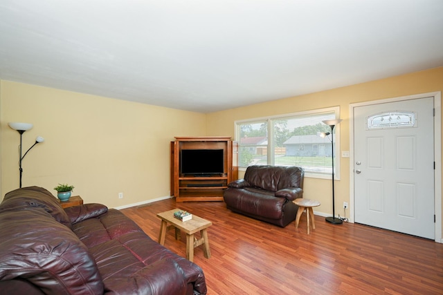 114 S Chestnut Dr, Streamwood, IL 60107 - living area with wood finished floors and baseboards
