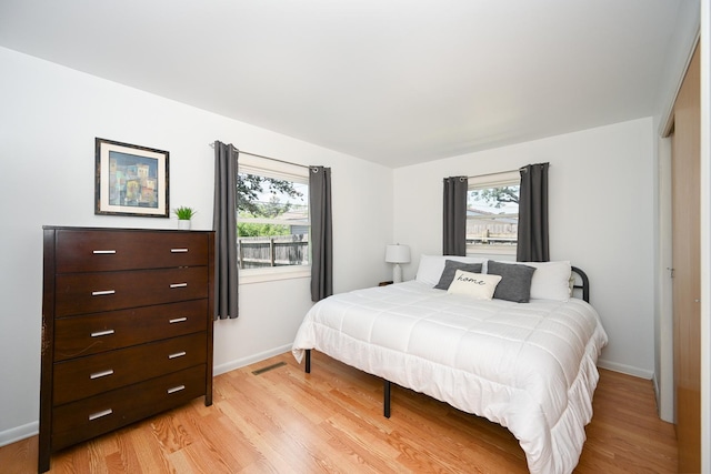 114 S Chestnut Dr, Streamwood, IL 60107 - bedroom featuring multiple windows and light wood-style flooring
