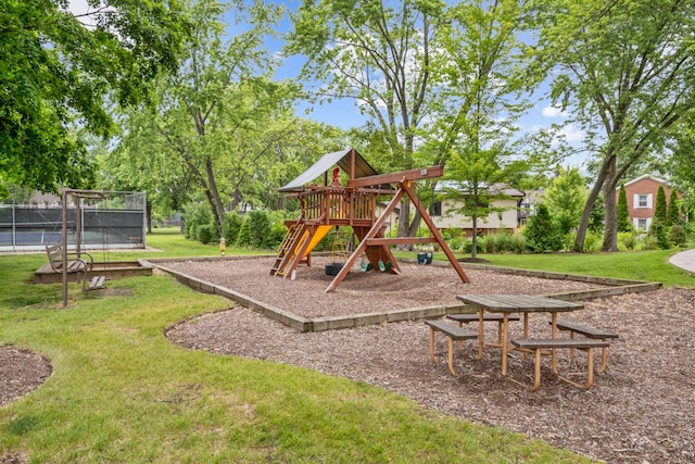 740 Saint Andrews Ln Unit 13, Crystal Lake, IL 60014 - view of communal playground